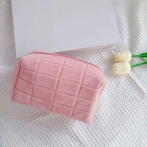 Okono Plush Makeup Travel Bag