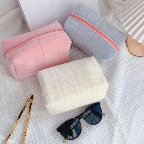 Okono Plush Makeup Travel Bag
