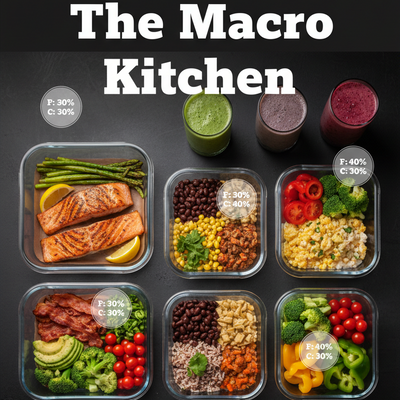 The Macro Kitchen: 250 Recipes for Every Goal — Bulk, Cut, Keto, High-Protein & More
