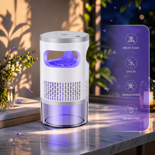 Flying Insect Trap with UV Light and Suction Fan