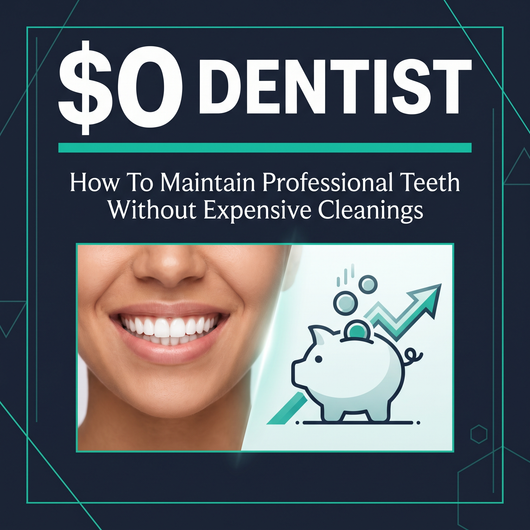 The $0 Dentist: How To Maintain Professional Teeth Without Expensive Cleanings