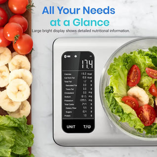 OKONO AI Smart Food Scale with App – Calorie & Macro Tracking, 1 g Precision