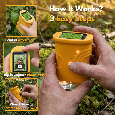 OKONO 4K Discovery Microscope With Built-in Photo & Video Camera