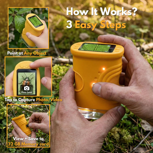 OKONO 4K Discovery Microscope With Built-in Photo & Video Camera