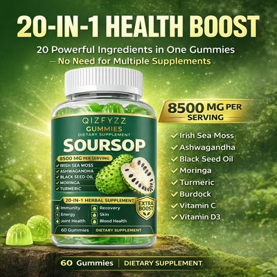 20-Herb Blend Soursop Gummies