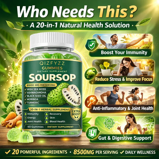 20-Herb Blend Soursop Gummies