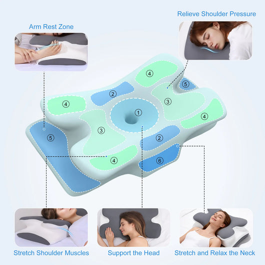 Japanese Cooling Memory Cervical Pillow