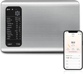 OKONO AI Smart Food Scale with App – Calorie & Macro Tracking, 1 g Precision
